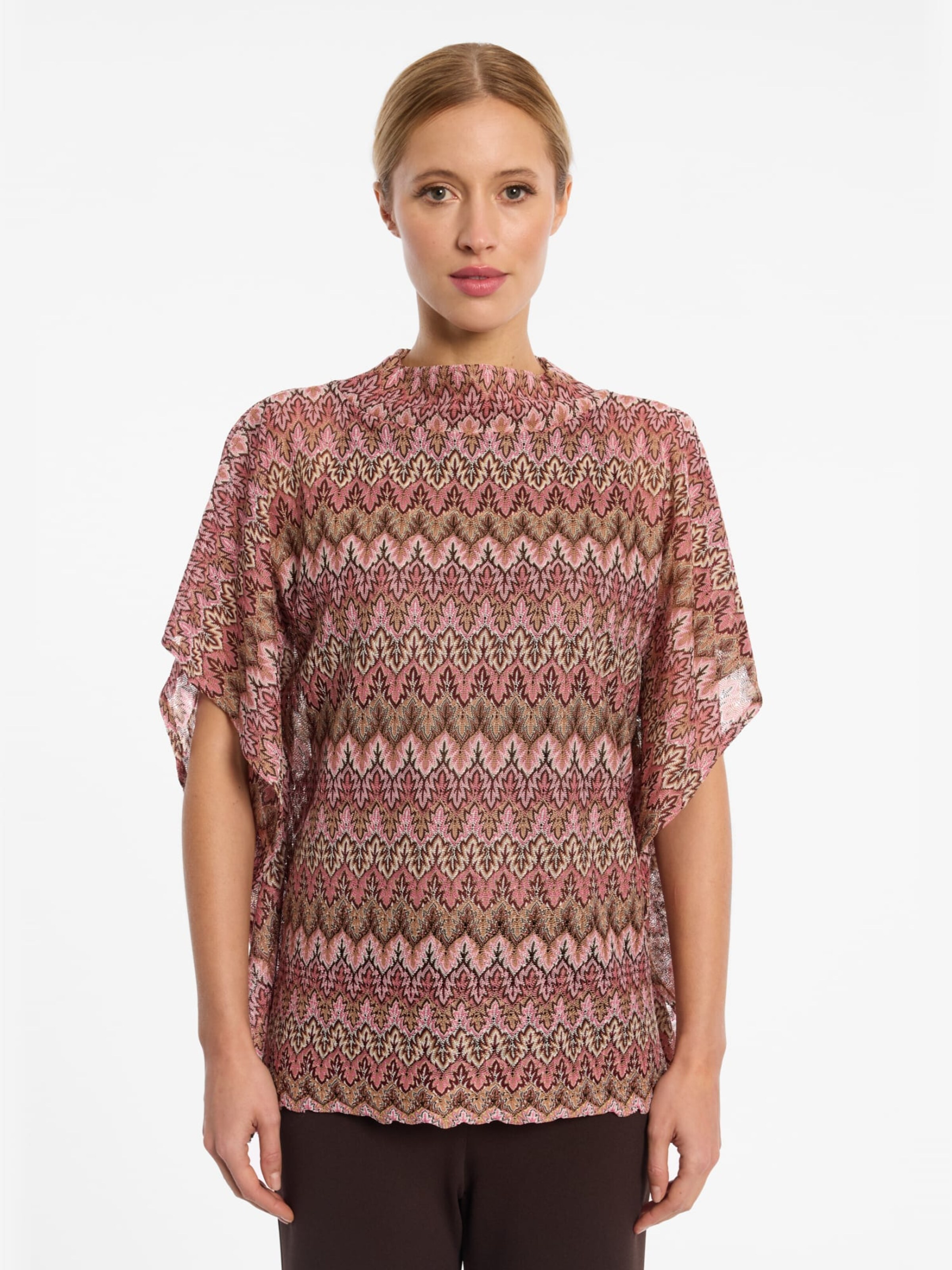 Ana Alcazar Top 'Enviria' in Brown: front