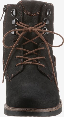 WALDLÄUFER Lace-Up Ankle Boots in Brown