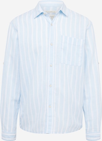 TOM TAILOR DENIM Comfort fit Button Up Shirt in Blue: front