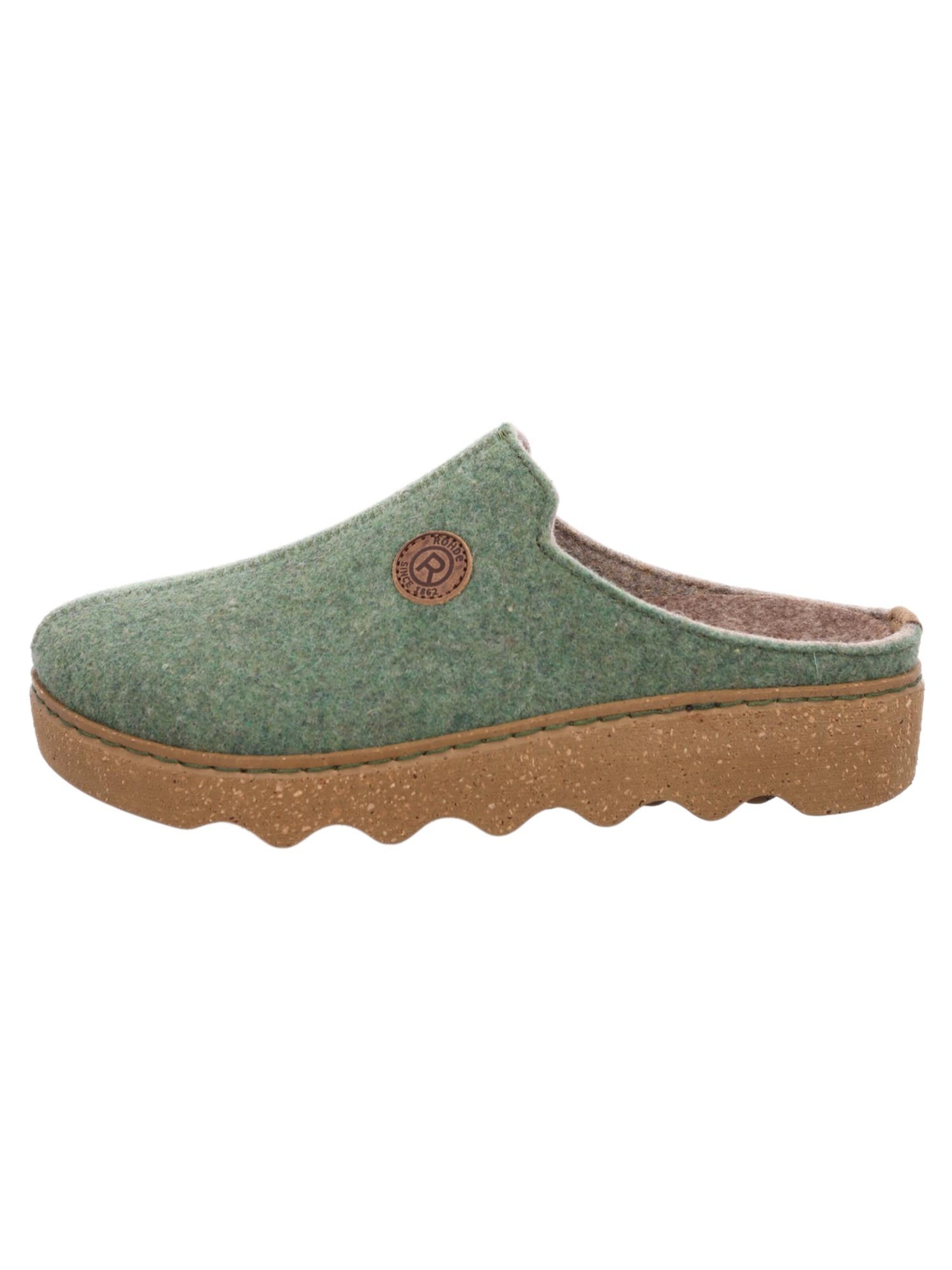 ROHDE Clogs 'Foggia-D' in Green: front
