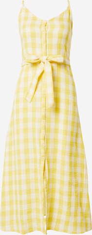 Brava Fabrics Letní šaty – žlutá: přední strana