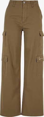 Karl Kani Wide Leg Gargohousut värissä vihreä: etupuoli