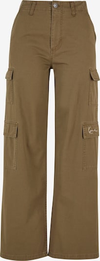 Karl Kani Pantalon cargo en olive, Vue avec produit