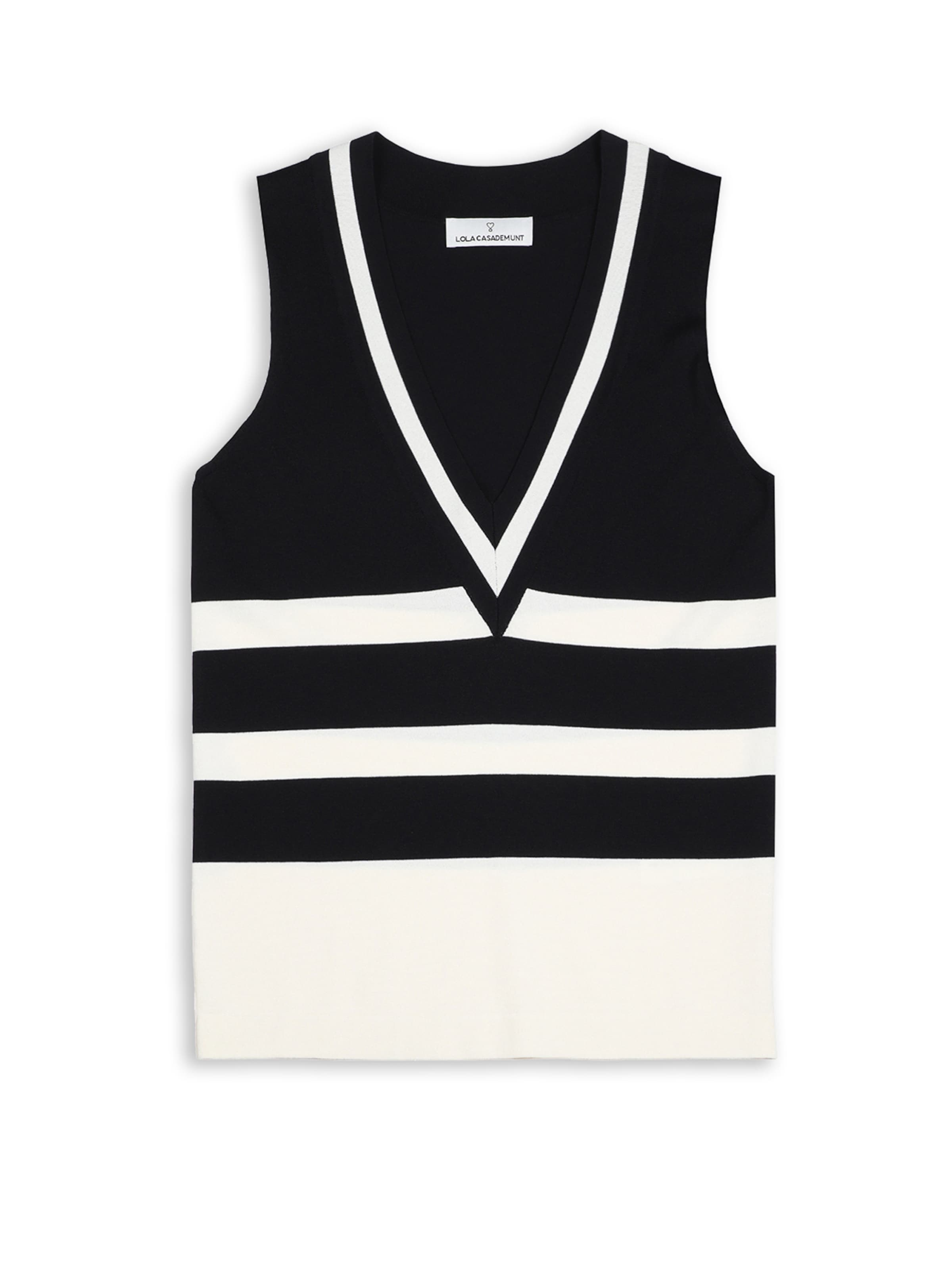 Lola Casademunt Strickpullover in Schwarz: Vorderseite