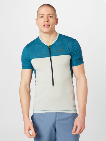 ASICS Performance Shirt 'FUJITRAIL' in Blue: front