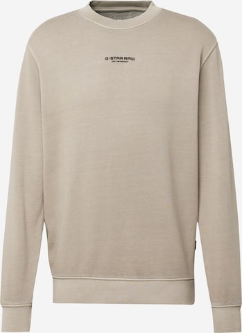 Sweat-shirt G-Star RAW en gris : devant