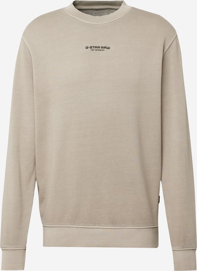 G-Star RAW Sweatshirt in de kleur Greige / Zwart, Productweergave