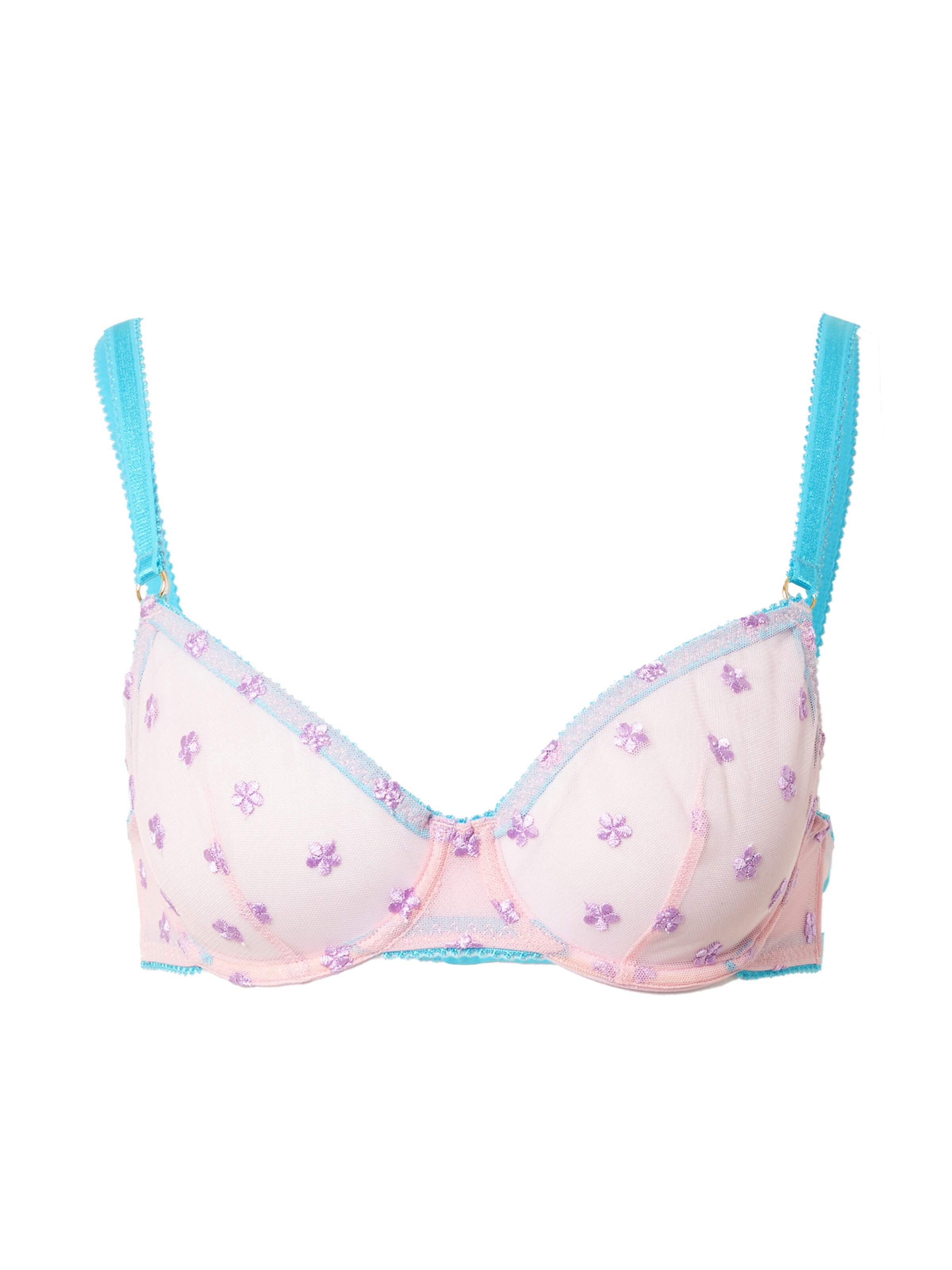 Dora Larsen T-shirt Behå 'BETH' i rosa: framsida