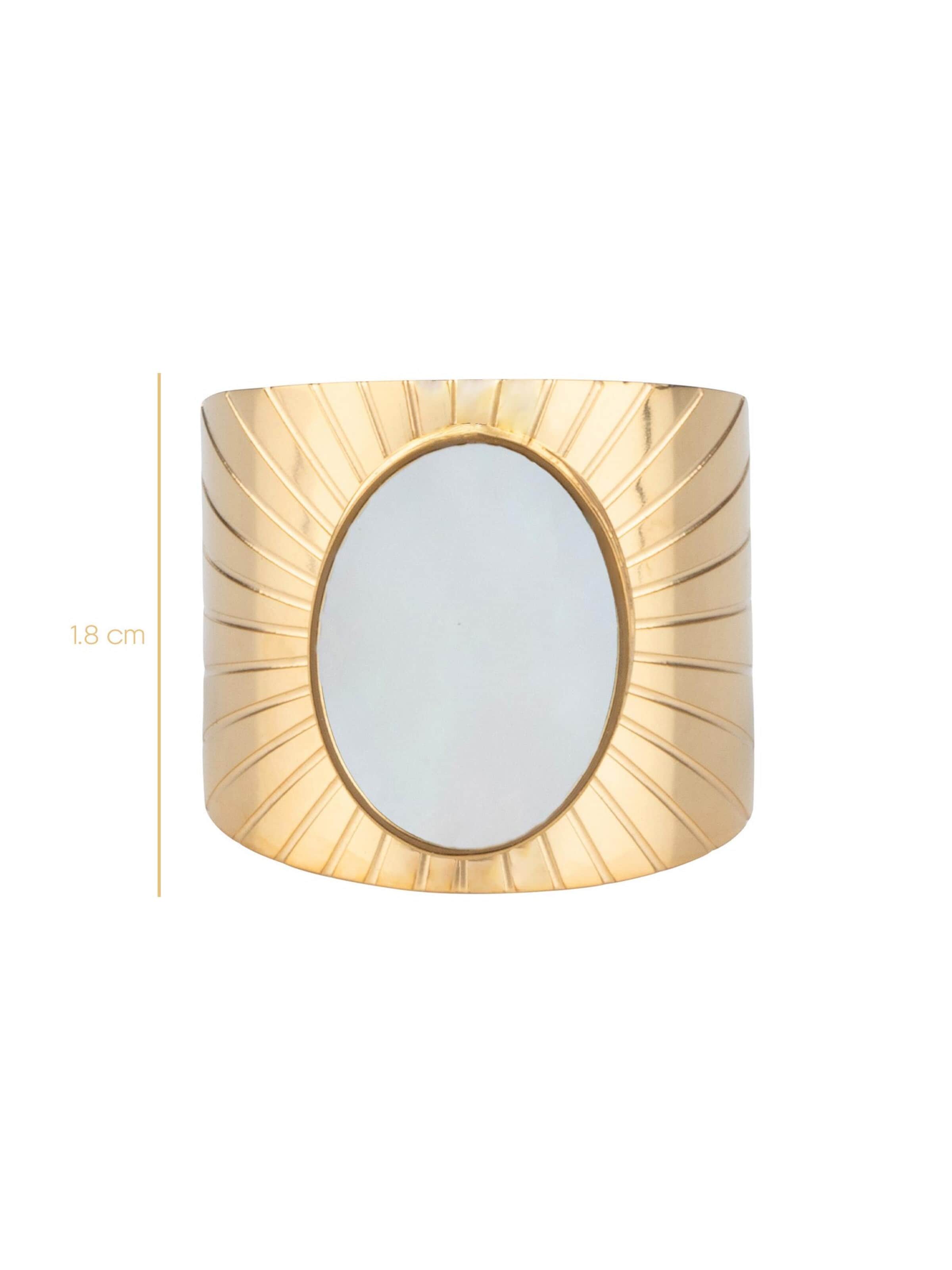 Bague 'Sun' Chic by Lirette en blanc