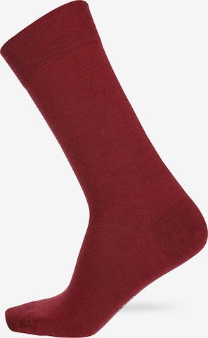 Chaussettes 'Gary' KUNERT en rouge : devant