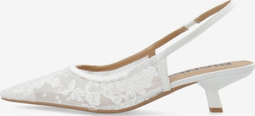Bianco Slingback pumps 'Kristin' in White: front