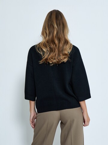 Peppercorn Gebreid vest 'Rosalia' in Zwart