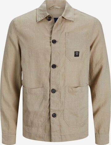 JACK & JONES Tussenjas in Beige: voorkant