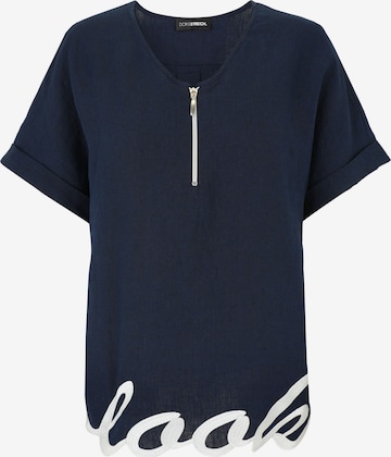 Doris Streich Bluse in Blau: Vorderseite