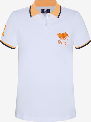 Polo Sylt Shirt in White: front