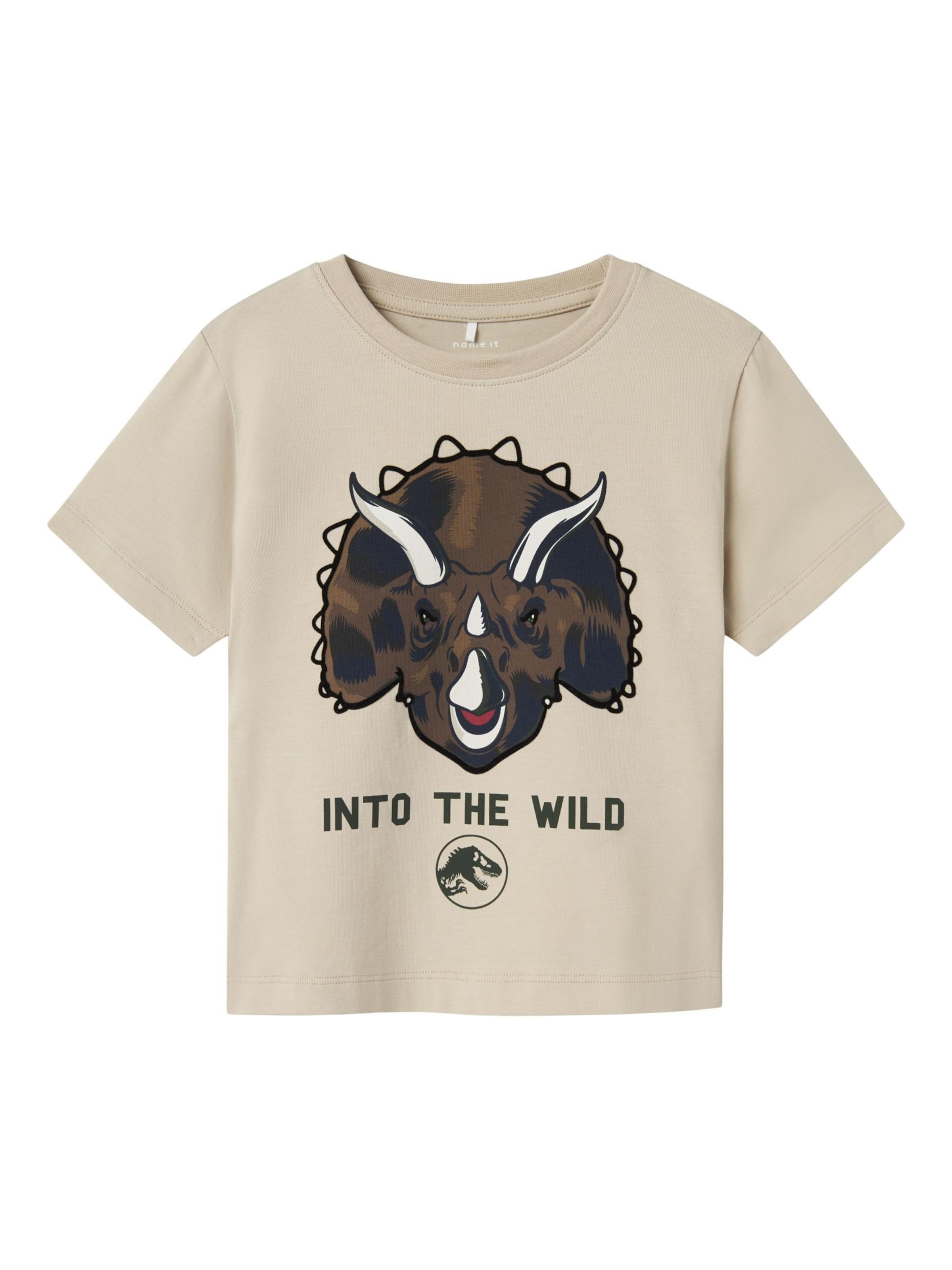 NAME IT - Camiseta en beige: frente