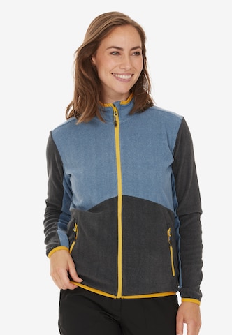 Whistler Athletic Fleece Jacket 'Greyson' in Blue: front