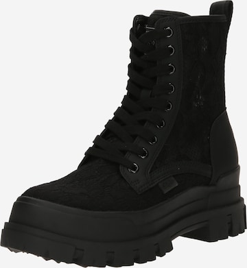 Bottines à lacets 'ASPHA RLD LACE' BUFFALO en noir : devant