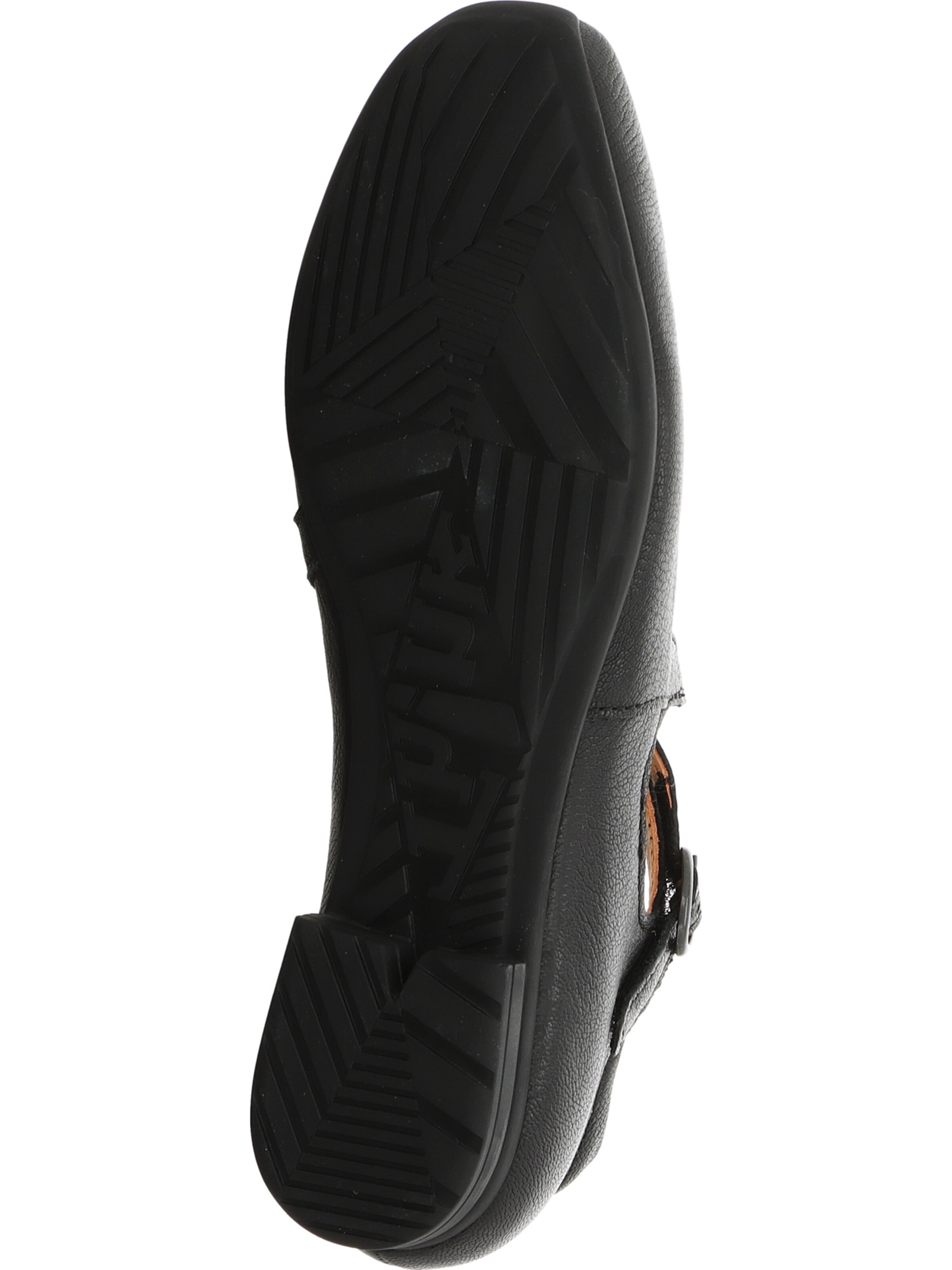 THINK! Ballet Flats with Strap 'Gaudi' in Black