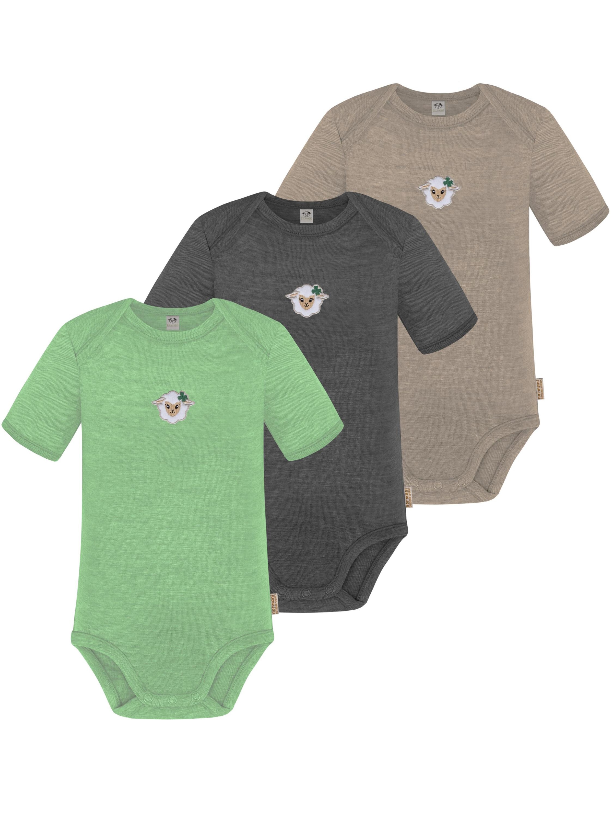 Barboteuse / body 'Tauranga' normani en beige : devant