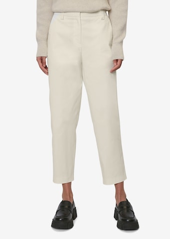 Effilé Pantalon chino 'Kalni' Marc O'Polo en beige : devant