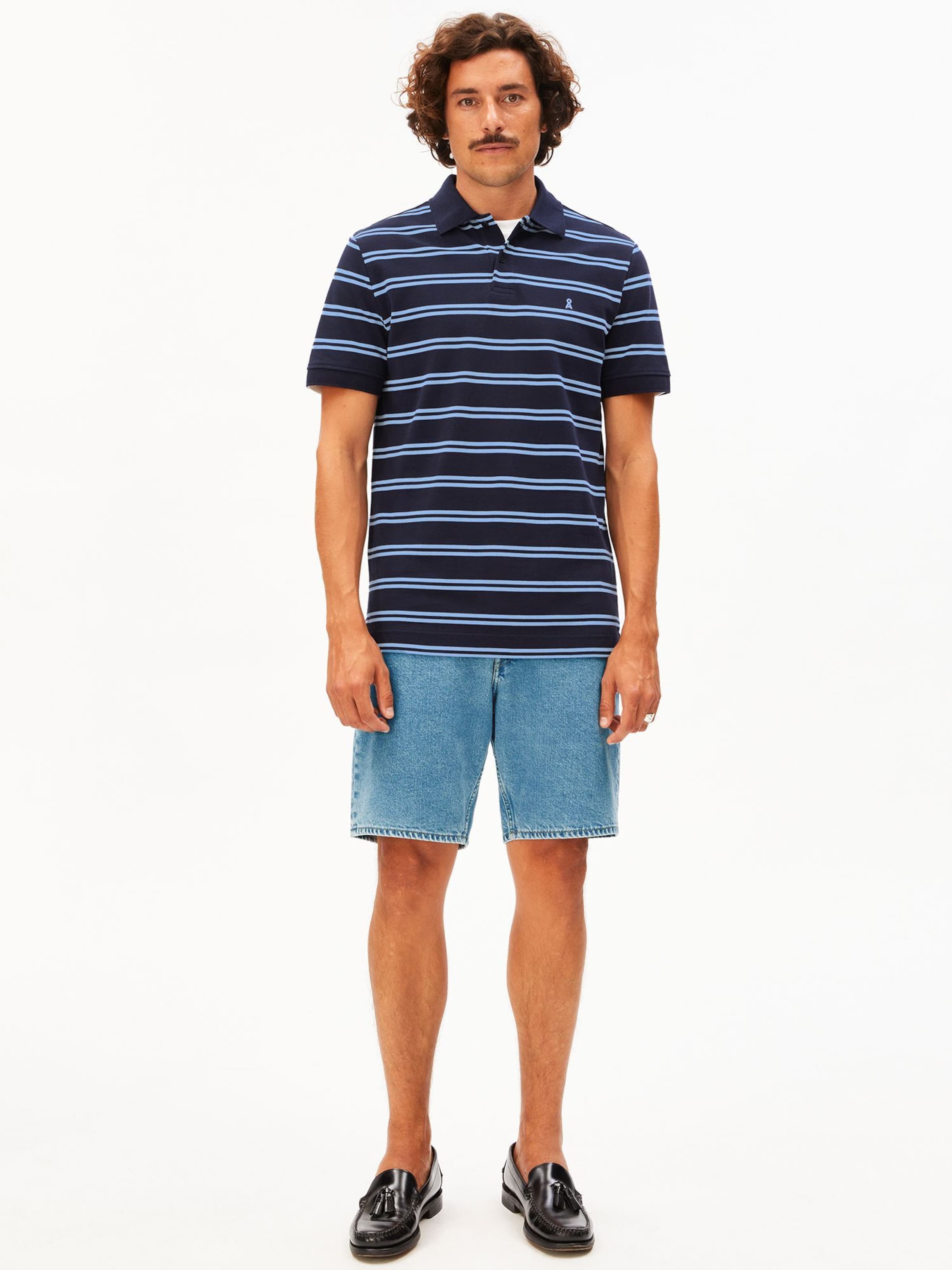 ARMEDANGELS Regular Jeans- Shorts AARVO in Blau