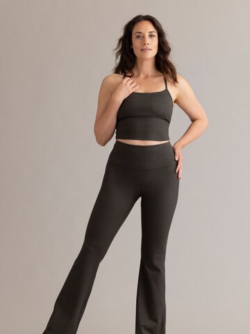 Bustier Soutien-gorge de sport 'Longline Bustier Always Dressed' Hey Honey en vert : devant
