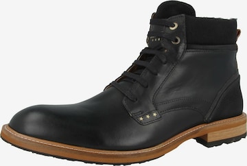 PANTOFOLA D'ORO Lace-Up Boots in Black: front