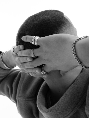 Anello 'EVERYTHING FADES AWAY. AND THIS TOO WILL PASS' di REYTEL in argento