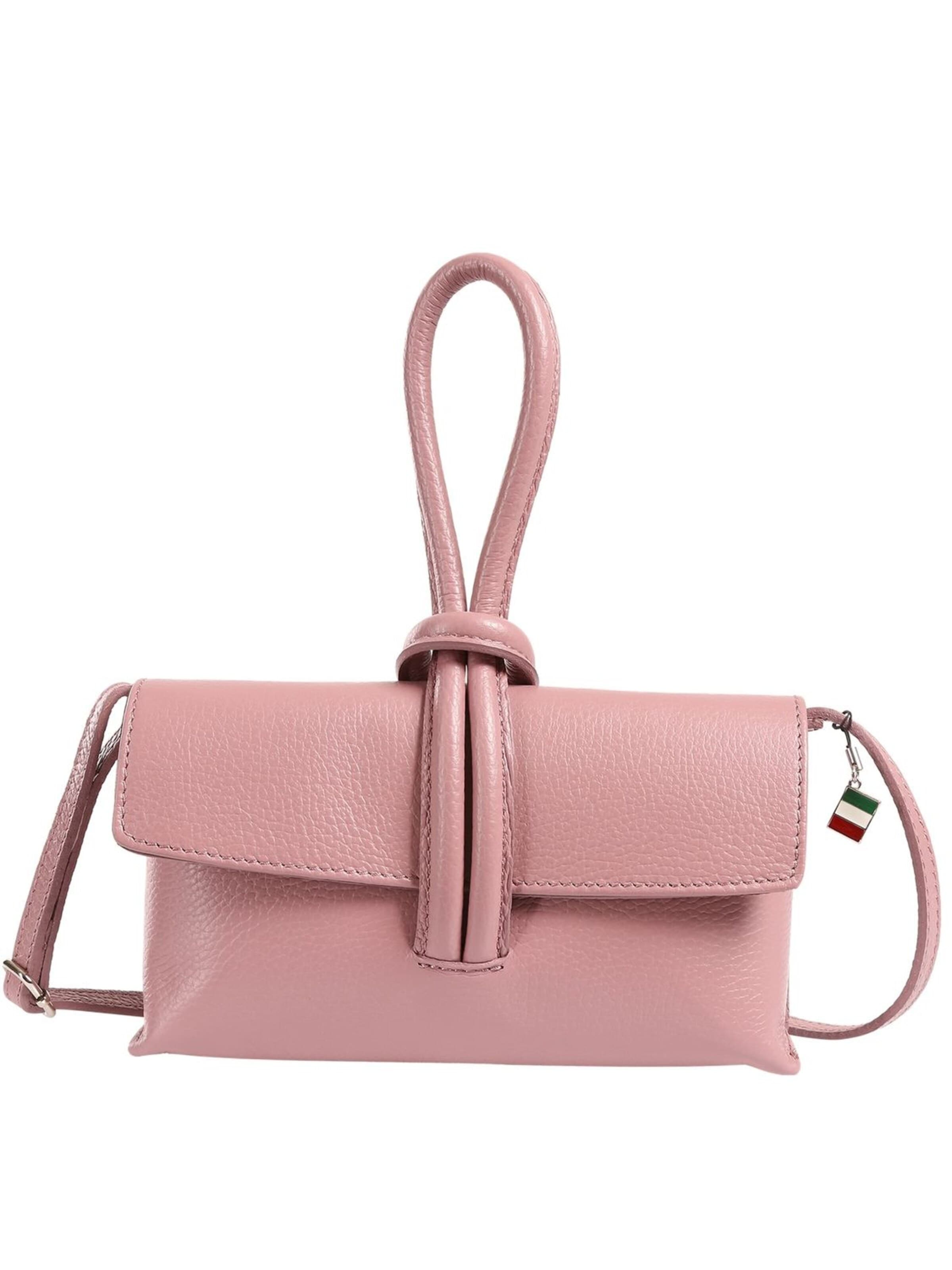 Borsa a tracolla di Florence in rosa: frontale