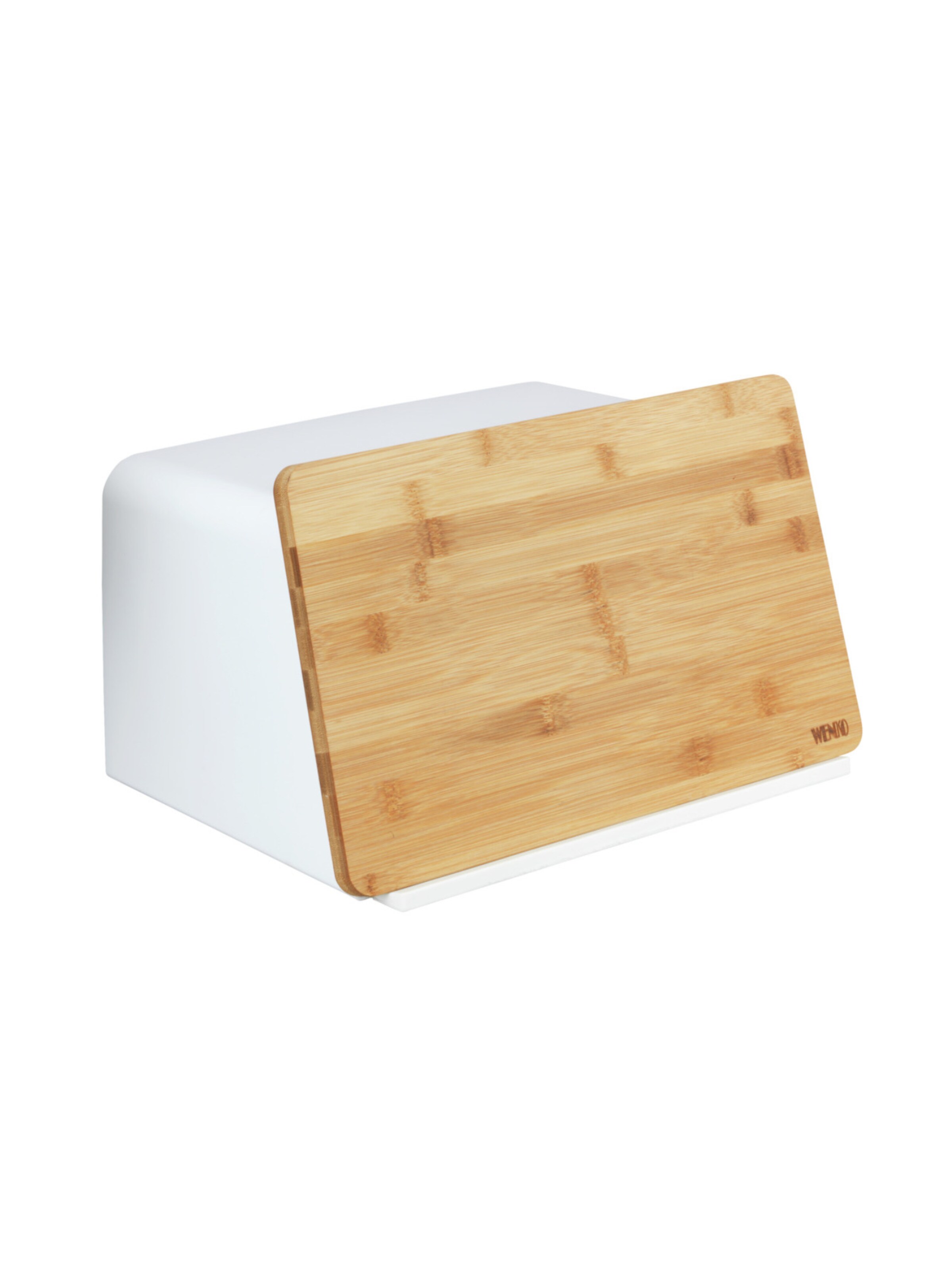 Wenko Brotkasten 'Kubo' in Weiß: Vorderseite