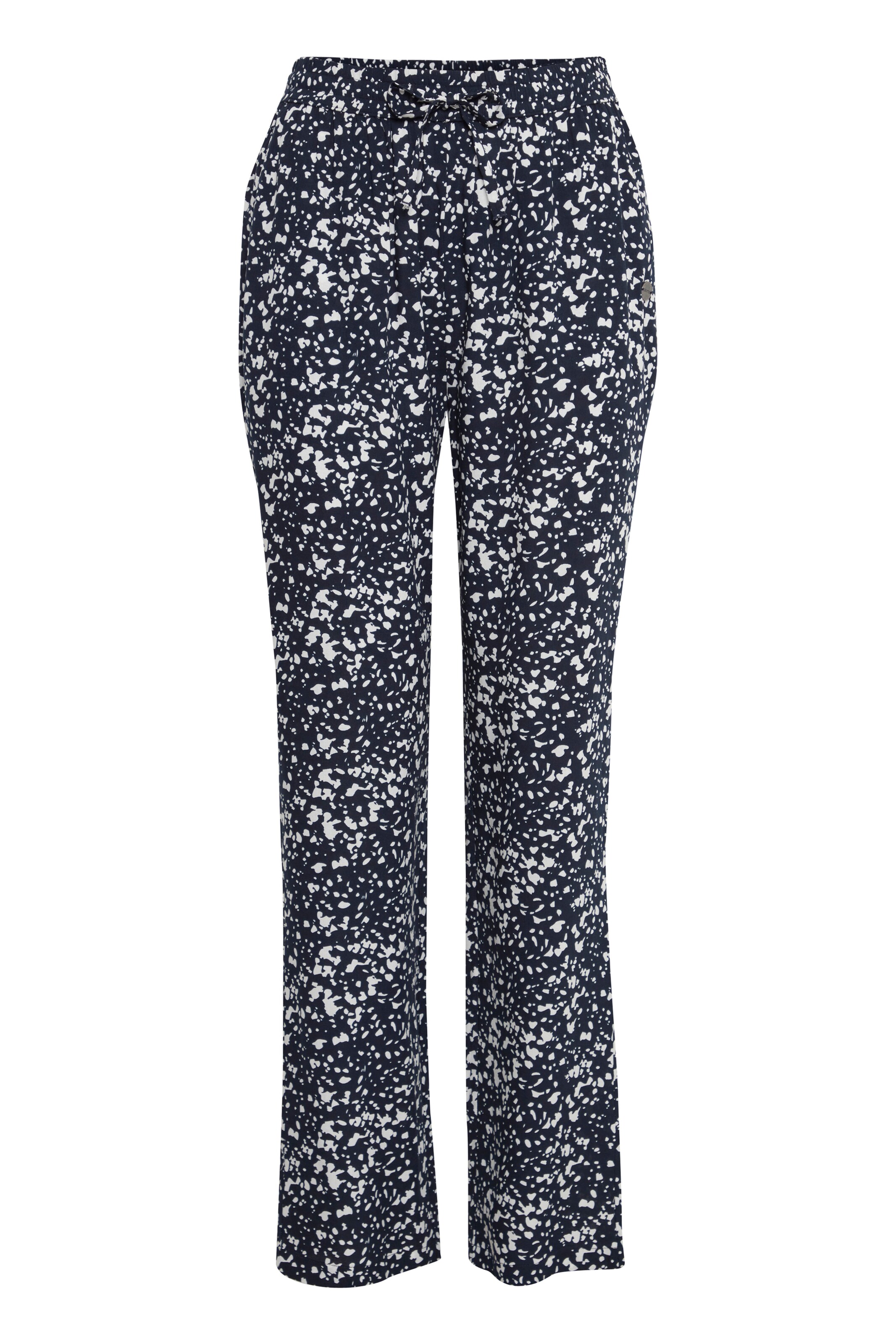 Oxmo Loosefit Hose 'Elida' in Blau: Vorderseite