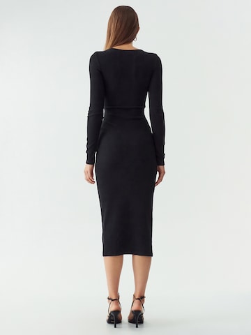 Calli Φόρεμα 'DIONA' σε μαύρο: πίσω