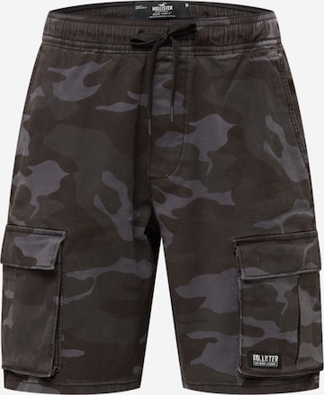 HOLLISTER - regular Pantalón cargo en negro: frente