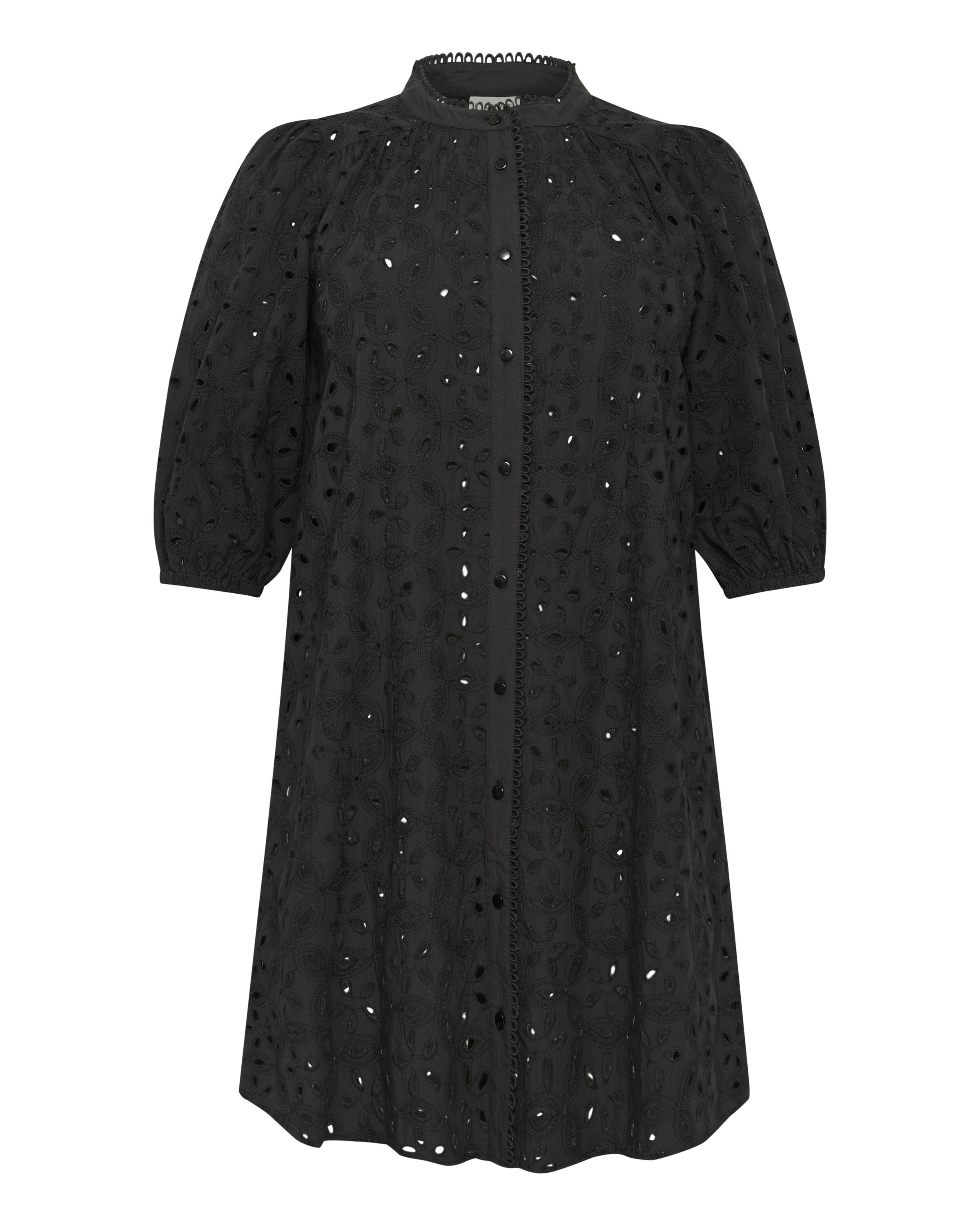 Robe 'Salina' KAFFE CURVE en noir : devant