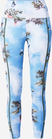 Skinny Pantalon de sport COLUMBIA en bleu : devant