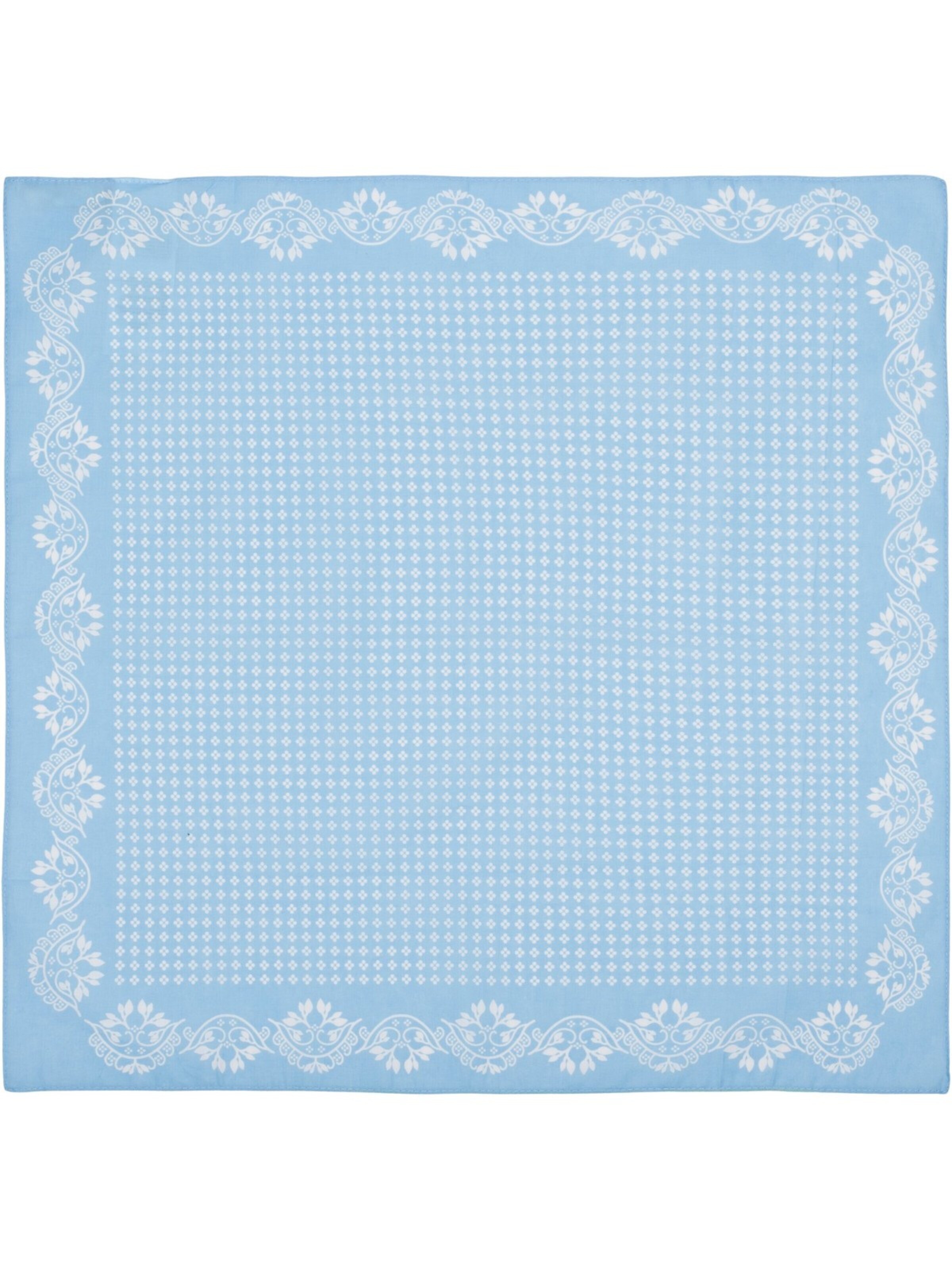 styleBREAKER Tuch 'Baumwolle Dreieckstuch mit Blümchen Muster'‌‌‌‌‌‌‌‌ in Blau
