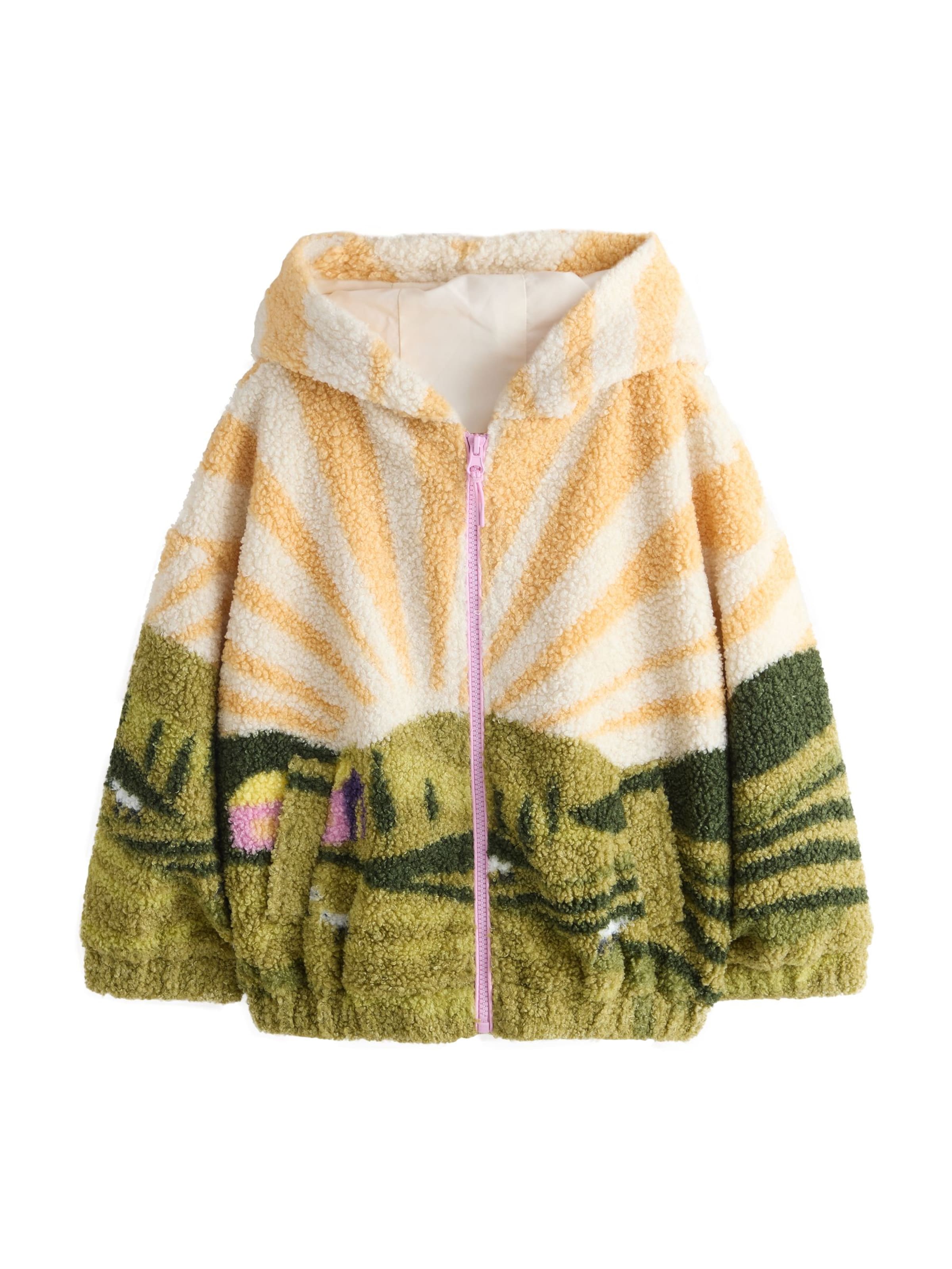 Next Fleecejacke in Mischfarben: Vorderseite