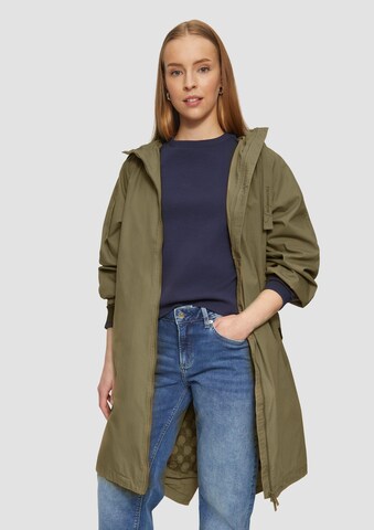Parka mi-saison QS en vert : devant