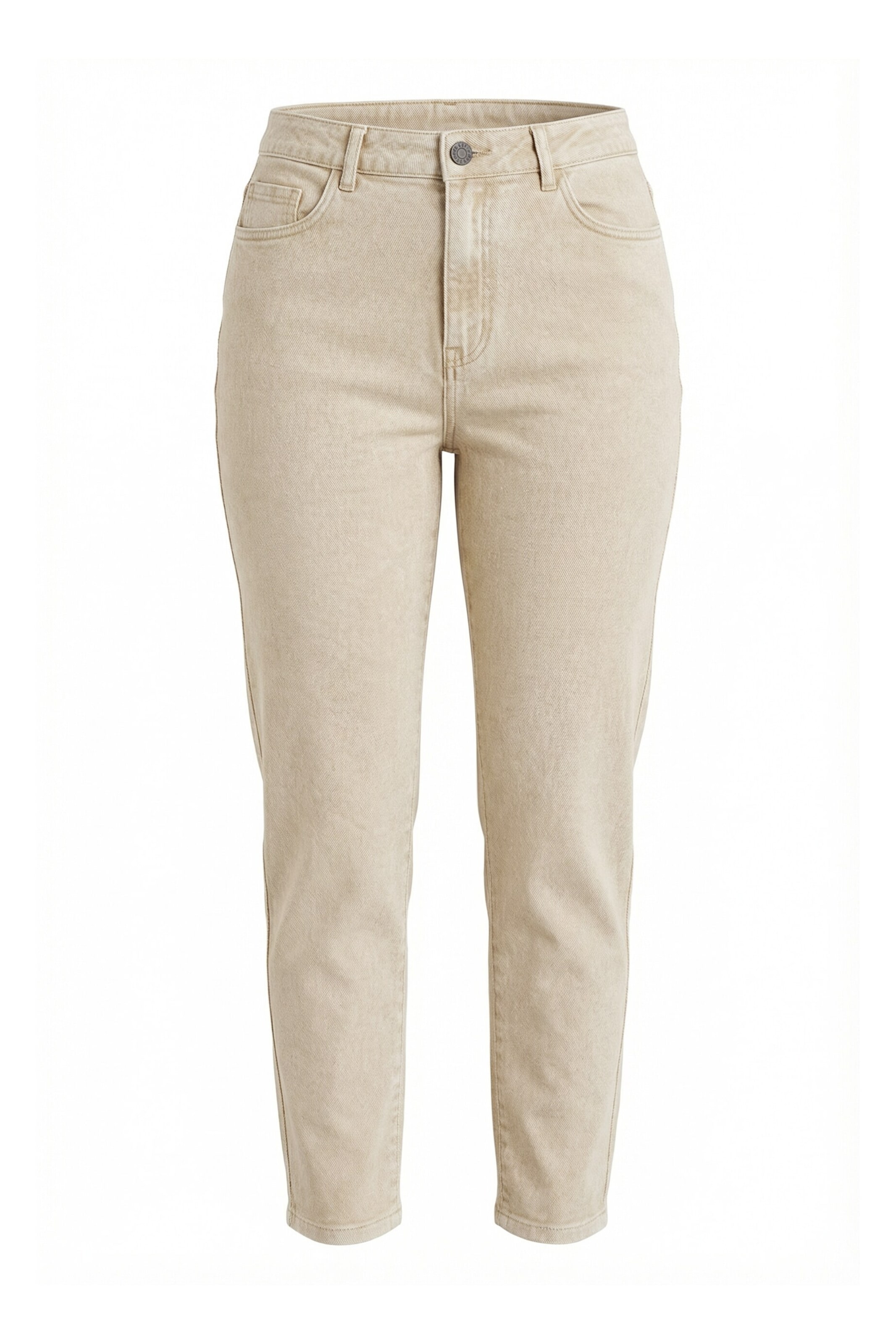 Ulla Popken Regular Jeans in Beige: voorkant