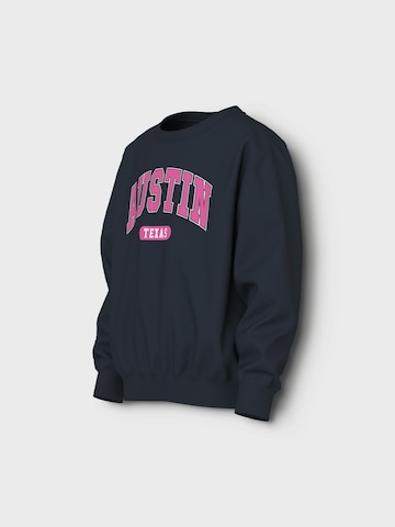 NAME IT - Sweatshirt 'NKFVILOUI' em azul