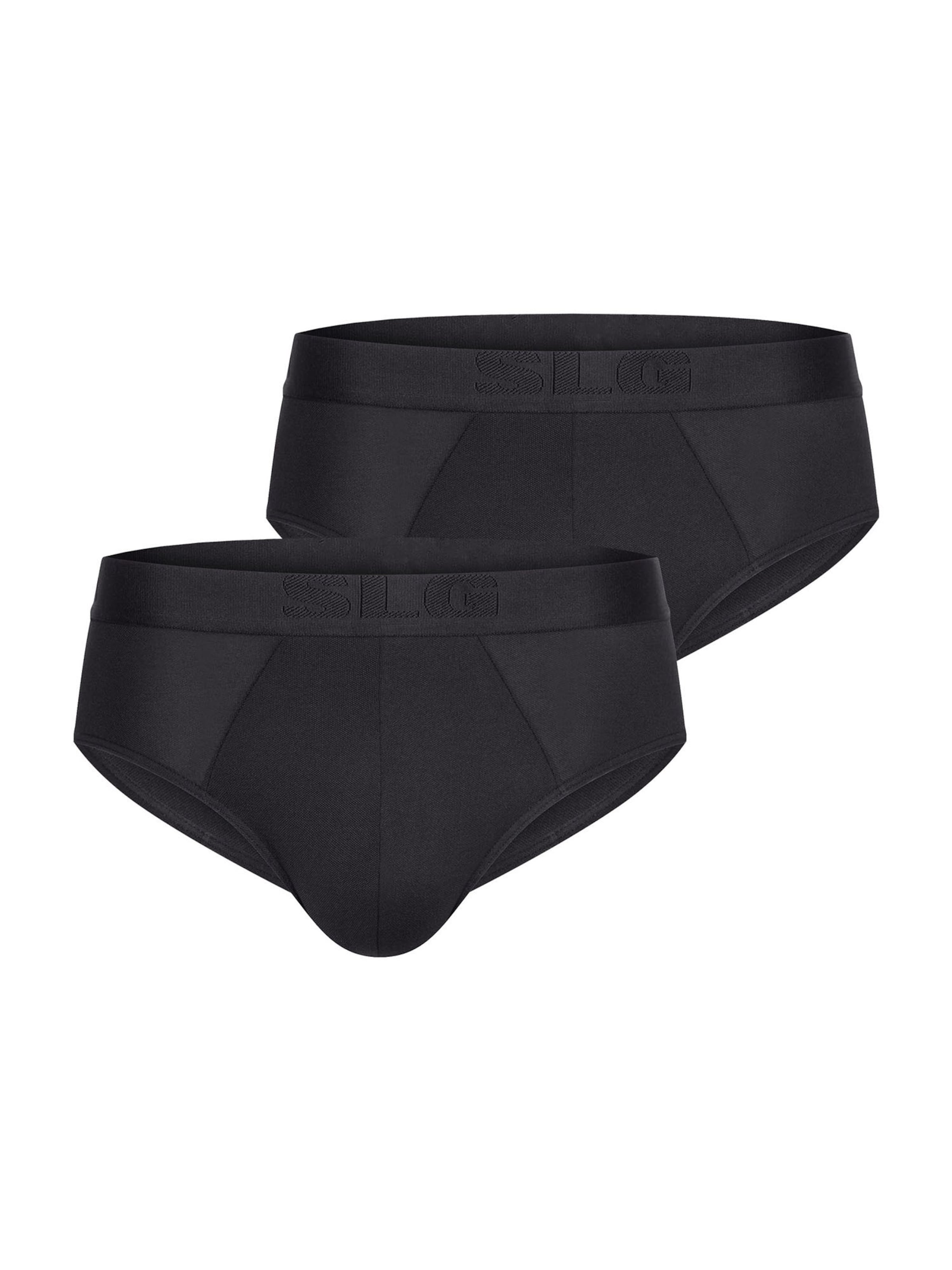 Slip ' Base Soft ' SLOGGI en noir : devant