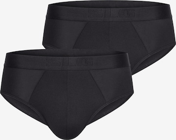 Slip ' Base Soft ' SLOGGI en noir : devant