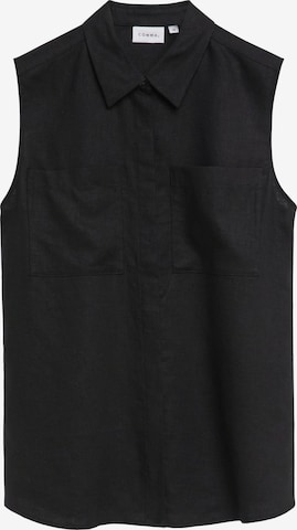 COMMA Bluse in Schwarz: Vorderseite