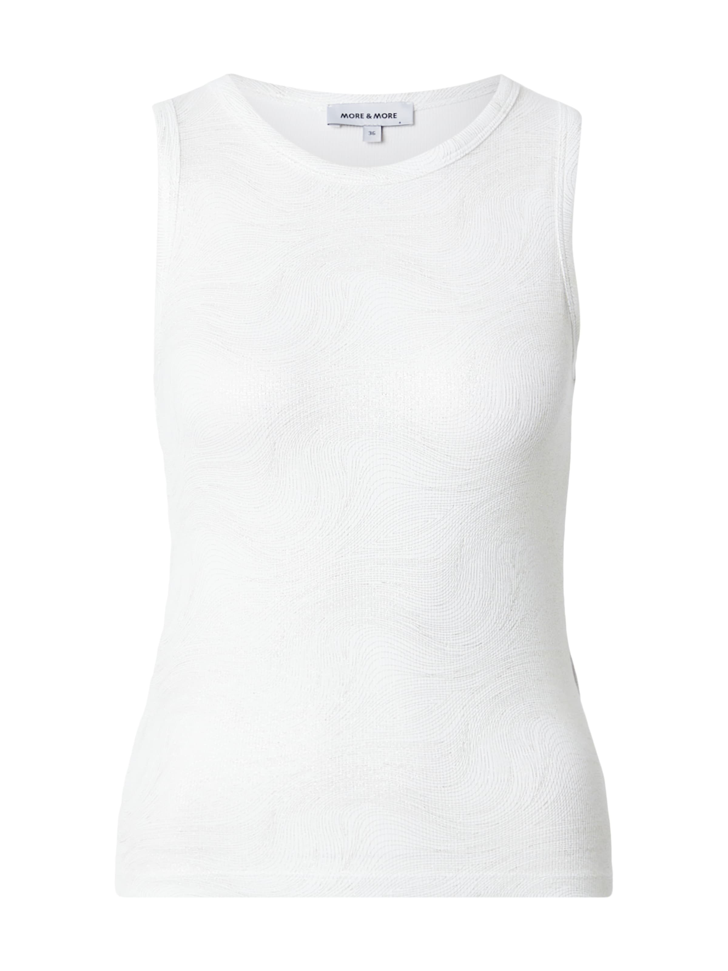 MORE & MORE - Top en blanco: frente