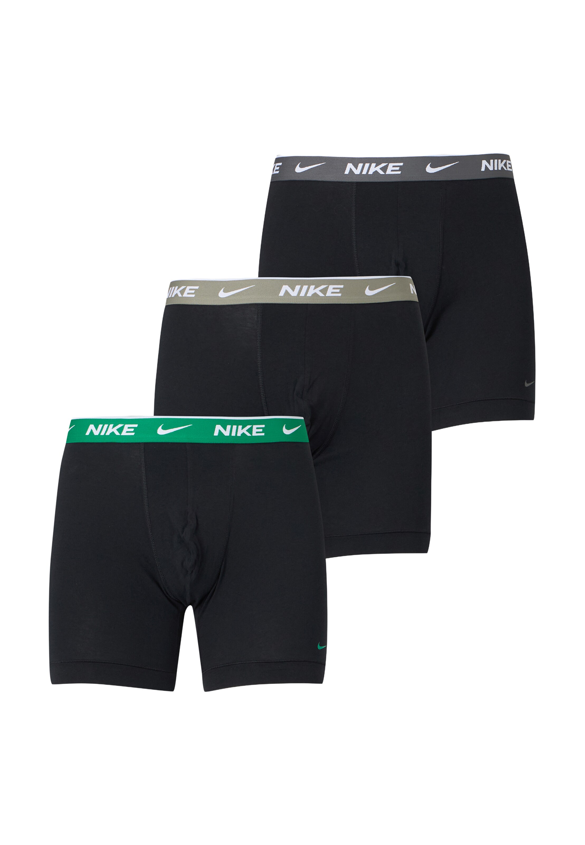 NIKE Underwear Шорты Боксеры в Черный: спереди