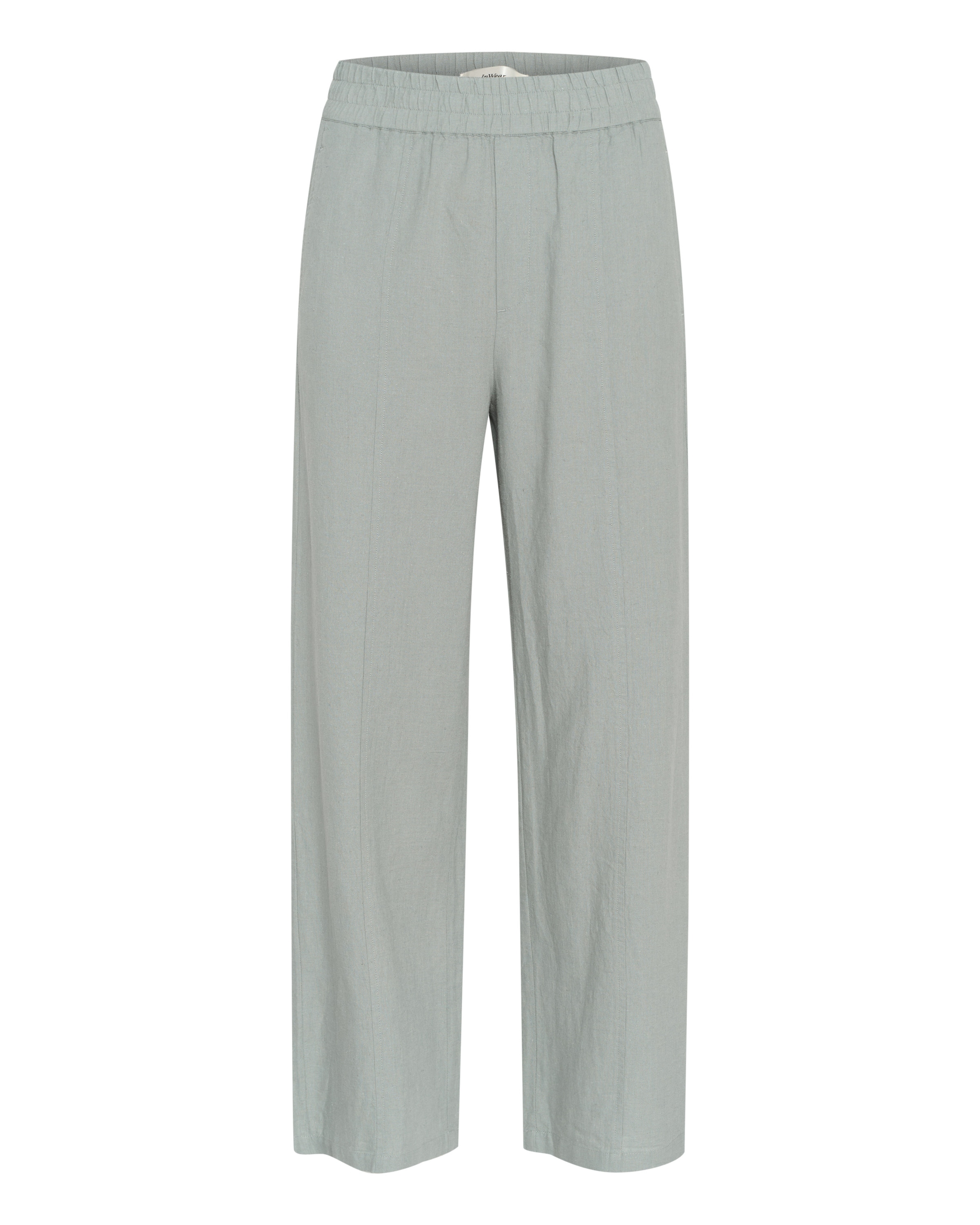 InWear Szeroka nogawka Spodnie &#x27;Sannie&#x27; w kolorze zielony: przód