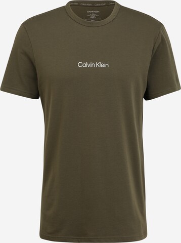 T-Shirt Calvin Klein Underwear en vert : devant