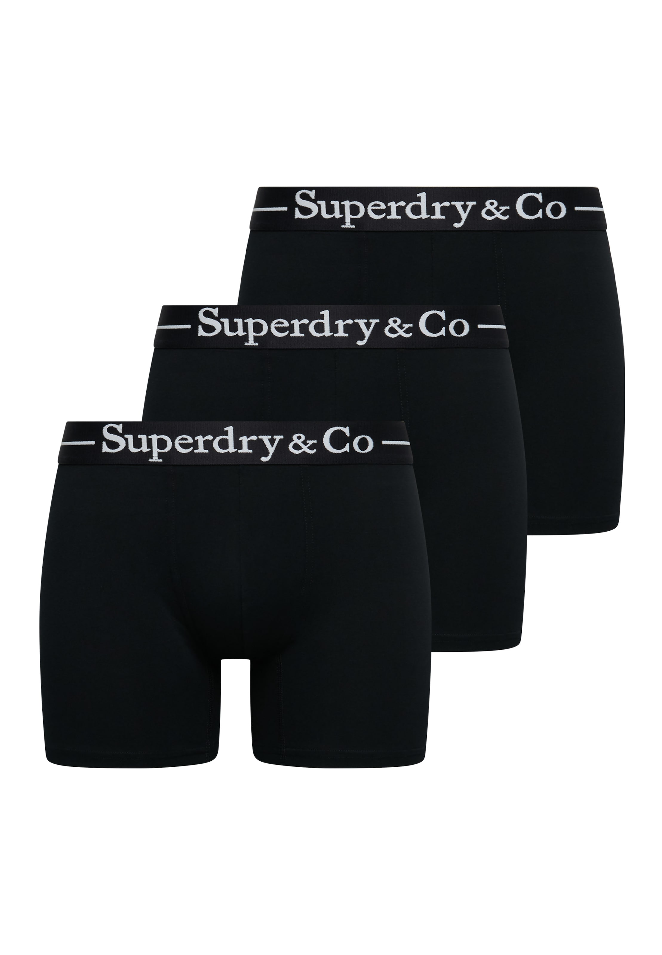 Superdry & Co Boxer shorts in Black: front