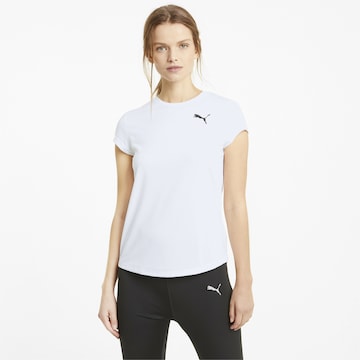 PUMA Performance Shirt in White: front